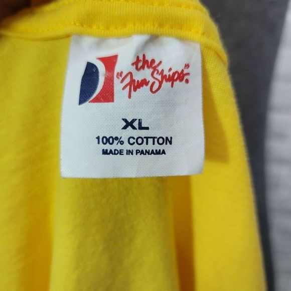 Vintage Carnival Cruise Line XL Single Stitch Lighthouse Beach Ocean Graphic Tee - Picture 8 of 9